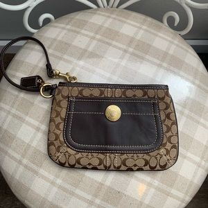COACH wristlet | | small “c” print